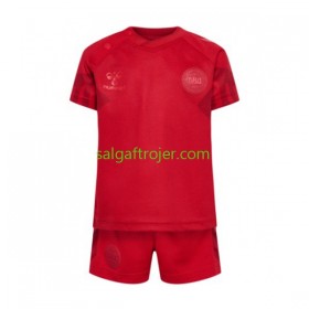 Danmark Fodboldtrøjer Børn Hjemmebanesæt World Cup 2022 Kort ærmer